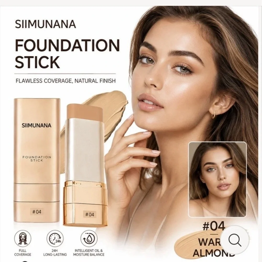 Siimunana Foundation Stick NEW Sealed 20g / .70 oz Color 04